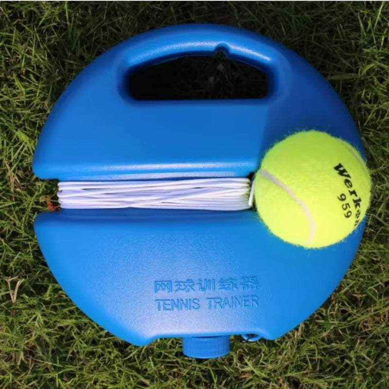 Solo Tennis Trainer with Rebounder Ball